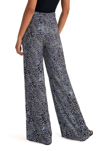 Favorite Daughter The Friday High Waist Wide Leg Pants In Cheetah Print - Bl