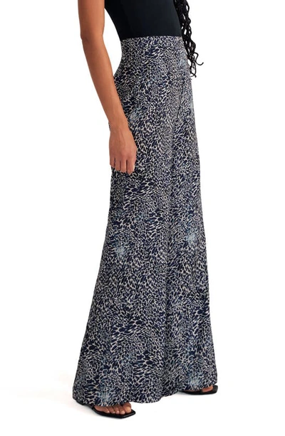 Favorite Daughter The Friday High Waist Wide Leg Pants In Cheetah Print - Bl