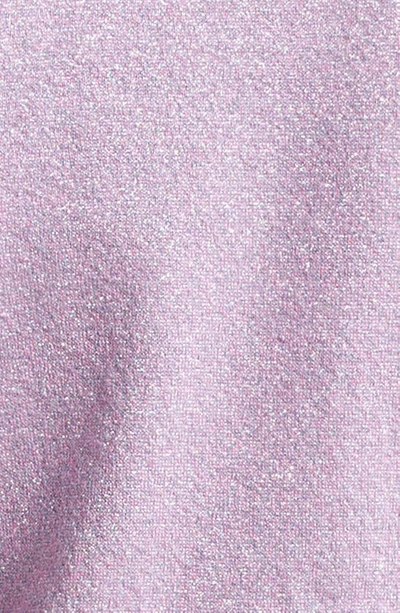 Shop Etro Metallic Silk Blend Sweater Vest In Lilac