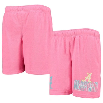 Shop Outerstuff Youth Pink Alabama Crimson Tide Super Fresh Neon Daze Shorts