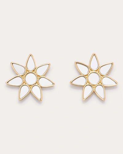 Shop Ramy Brook Star Mirrored Studs In Gold