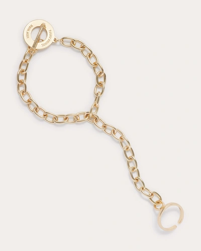 Shop Ramy Brook Zion Hand Chain In Gold