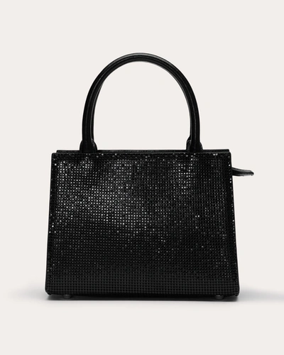 Shop Ramy Brook Portia Leather Chainmail Bag In Black
