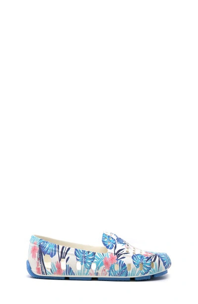Shop Floafers Kids' Prodigy Water Shoe In Blue Floral