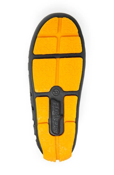 Shop Floafers Kids' Prodigy Water Shoe In Asphalt/ Flame Orange
