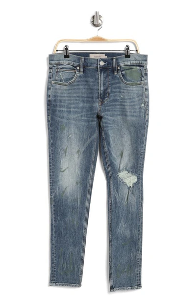 Shop Hudson Jeans Zack Distressed Skinny Jeans In Mirage
