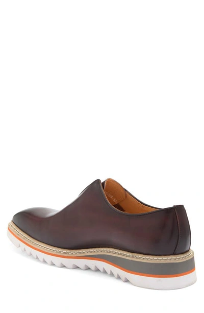 Maison Forte Avalon Wholecut Oxford In Chestnut