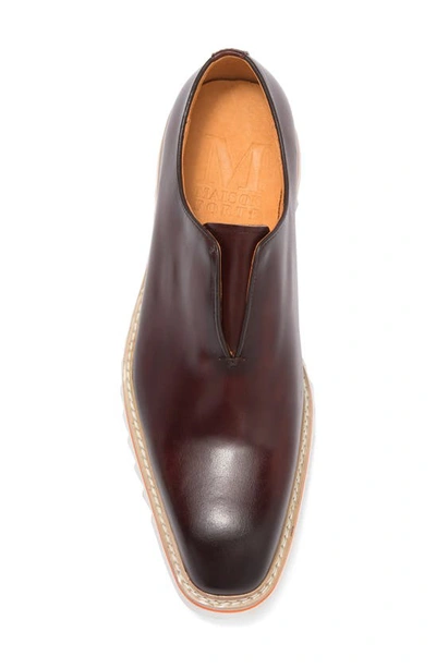 Maison Forte Avalon Wholecut Oxford In Chestnut