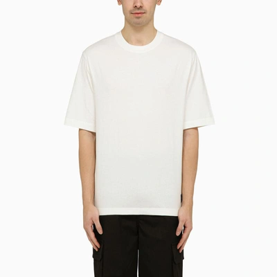 Shop Burberry Crewneck T-shirt In In White