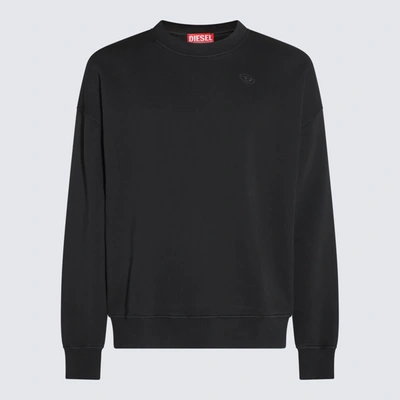 Shop Diesel Black Cotton D Sweatshirt