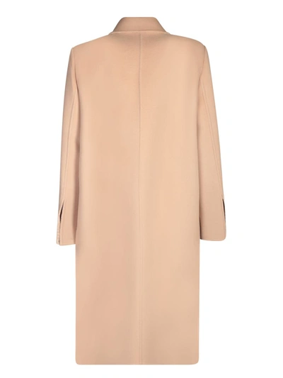 Shop Fendi Coats In Beige