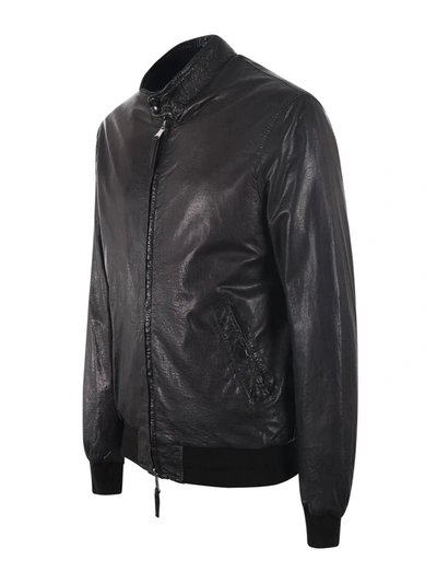 Shop The Jack Leathers Jacket In Dark Brown