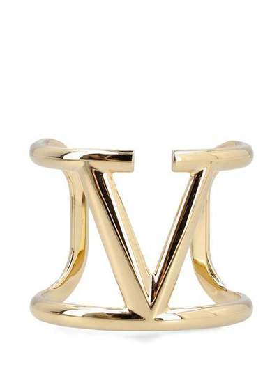 Shop Valentino Bracelets In Gold