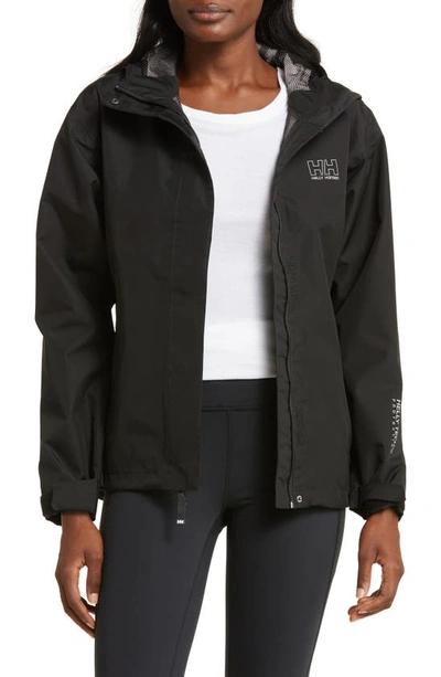 Shop Helly Hansen Seven J Waterproof & Windproof Jacket In Black