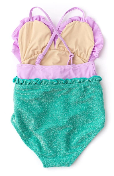 Shade Critters Kids' Metallic One-piece Swimsuit In Multi