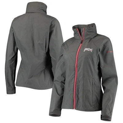 Shop Columbia Gray Ohio State Buckeyes Switchback Full-zip Hoodie Jacket