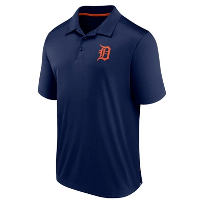 Shop Fanatics Branded  Navy Detroit Tigers Fitted Polo