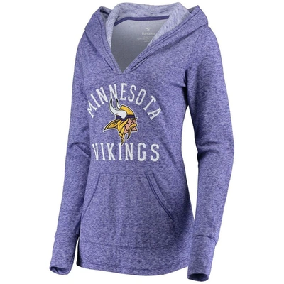 Shop Fanatics Branded Purple Minnesota Vikings Doubleface Slub Pullover Hoodie