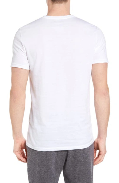 Nordstrom Men's Shop Nordstrom 4-pack Trim Fit Supima® Cotton V-neck T-shirts In White