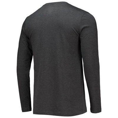 Concepts Sport Red/heathered Charcoal Miami University Redhawks Meter Long Sleeve T-shirt & Pants Sl In Red