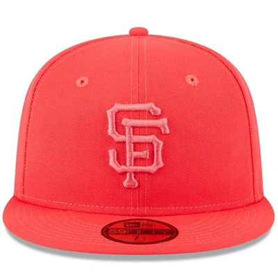 New Era Red San Francisco Giants 2023 Spring Color Basic 59fifty Fitted Hat In Red