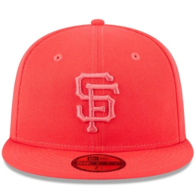 New Era Red San Francisco Giants 2023 Spring Color Basic 59fifty Fitted Hat In Red