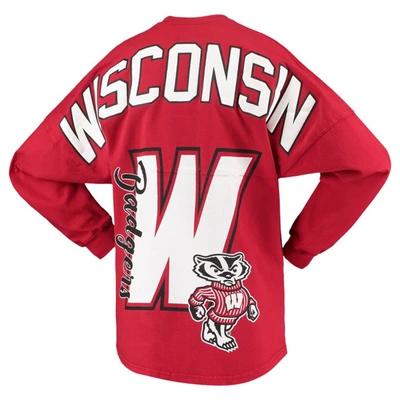 Shop Spirit Jersey Red Wisconsin Badgers Loud N Proud  T-shirt