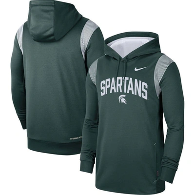 Shop Nike Green Michigan State Spartans 2022 Game Day Sideline Performance Pullover Hoodie