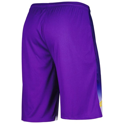Shop Fanatics Branded Purple Los Angeles Lakers Fadeaway Shorts