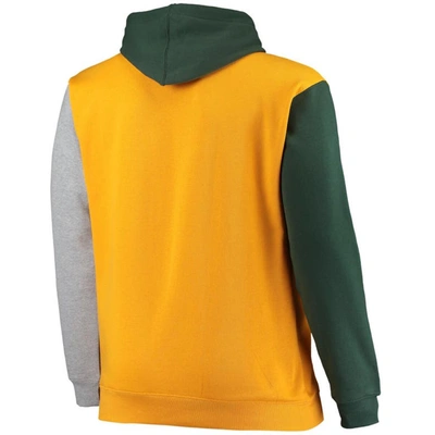 Shop Profile Green/gold Green Bay Packers Big & Tall Pullover Hoodie