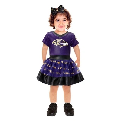 Shop Jerry Leigh Girls Toddler Purple Baltimore Ravens Tutu Tailgate Game Day V-neck Costume