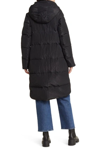 Canada Goose Byward Parka Black Label Shiny Crinkle In Black - Noir