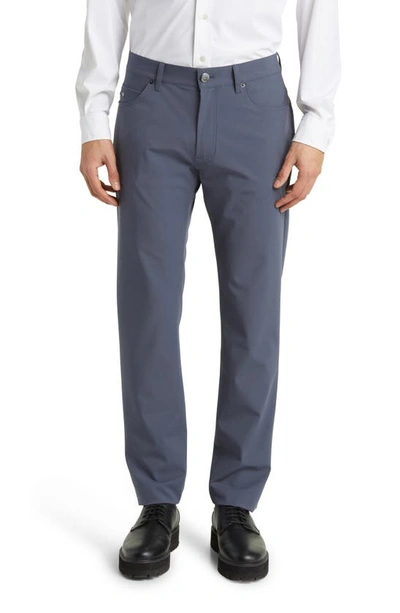Shop Emporio Armani Techno Five-pocket Pants In Solid Bright Blue