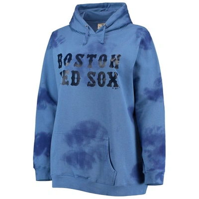 Shop Profile Navy Boston Red Sox Plus Size Cloud Pullover Hoodie