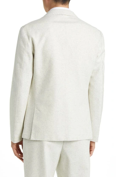 Shop Hugo Boss Hanry Recycled Polyester Sport Coat In Open White