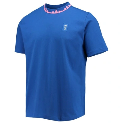 Shop Adidas Originals Adidas Blue Juventus Lifestyle T-shirt