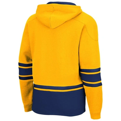 Shop Colosseum Gold West Virginia Mountaineers Lace Up 3.0 Pullover Hoodie