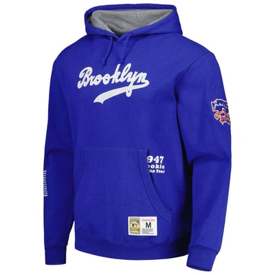 Shop Mitchell & Ness Jackie Robinson Royal Brooklyn Dodgers Cooperstown Collection Legends Fleece Pullove