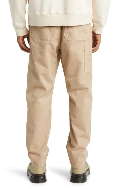Carhartt Flint Straight Leg Twill Pants In Wall Garment Dyed