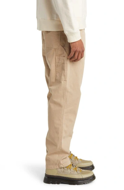 Carhartt Flint Straight Leg Twill Pants In Wall Garment Dyed