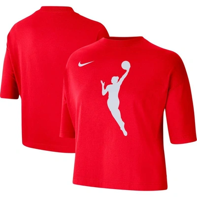 Shop Nike Red Wnba Logowoman Team 13 Cropped Boxy T-shirt