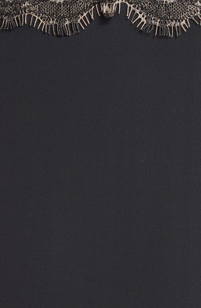 Shop Skarlett Blue Entice Lace Cup Underwire Teddy In Black/ Nylon