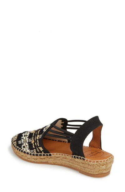 Shop Toni Pons 'noa' Espadrille Sandal In Black Embellished