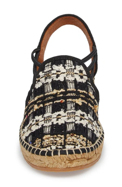 Toni Pons 'noa' Espadrille Sandal In Black Embellished
