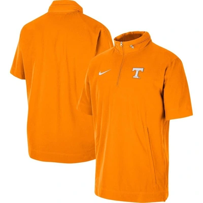 Shop Nike Tennessee Orange Tennessee Volunteers Coaches Half-zip Short Sleeve Jacket