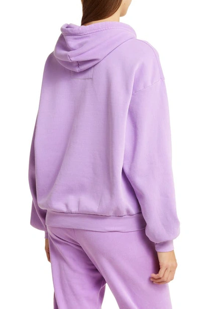 Shop Aviator Nation Relaxed Fit Logo Hoodie In Neon Purple