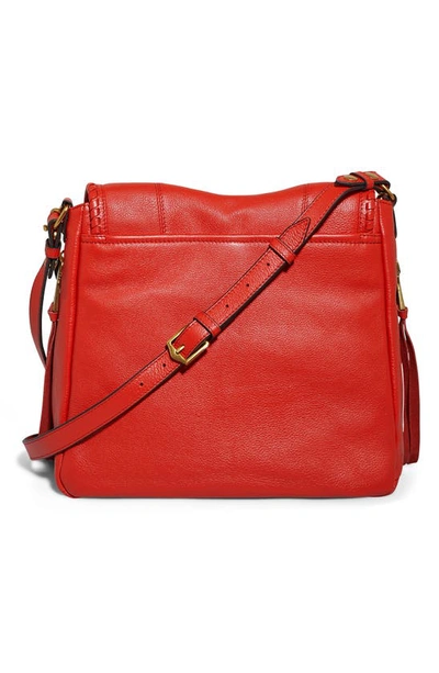 Aimee Kestenberg All For Love Convertible Leather Shoulder Bag In Corvette Red
