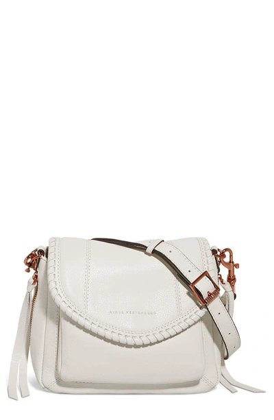 Shop Aimee Kestenberg Mini All For Love Convertible Leather Crossbody Bag In Vanilla Ice