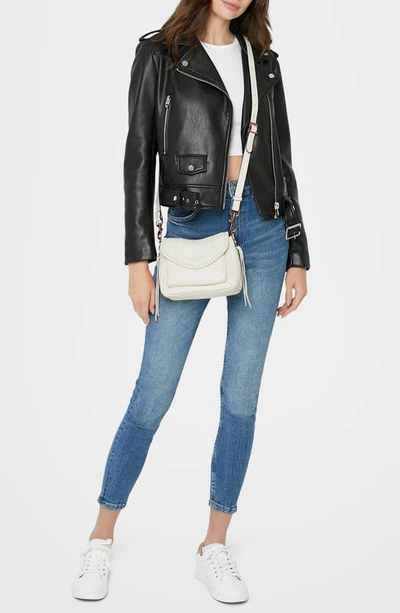 Aimee Kestenberg Mini All For Love Convertible Leather Crossbody Bag In Vanilla Ice