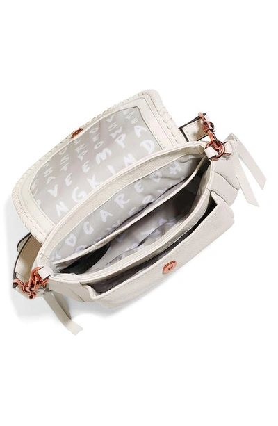 Aimee Kestenberg Mini All For Love Convertible Leather Crossbody Bag In Vanilla Ice